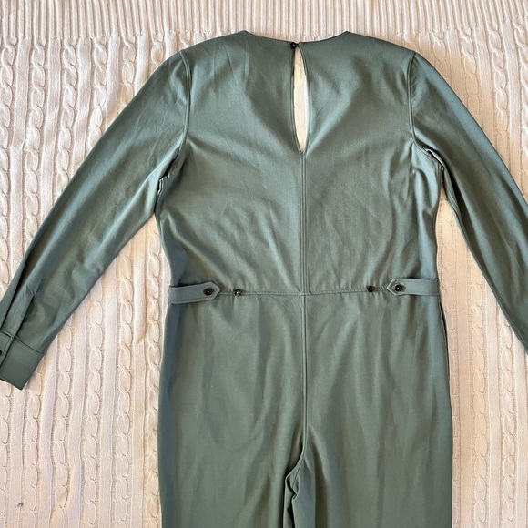 NWOT BILLY REID Small Forest Green Long sleeve Jumpsuit - Picture 12 of 12